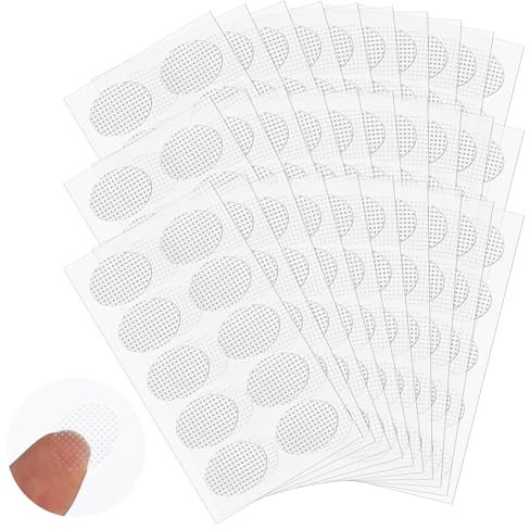 YUXIANLB Unsichtbare Ohrläppchen Stützpflaster 1000 Stück Transparente Ohrringaufkleber für Schwere Ohrringe Robuste Ohrenschutzpflaster zur Stabilisierung Entlastung für Hochzeiten Partys Alltag