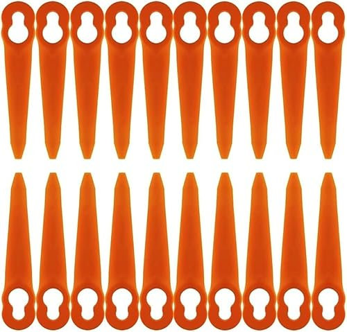 Lot de 100 Lames Compatible pour Coupe Bordure Stihl PolyCut 2-2 PolyCut 3-2, FSA 45 FSA 57 FSE 52, Lames en Plastique pour Coupe Bordure Stihl sans Fil