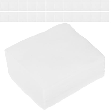 Ciieeo 4800 Stück Quadratische Baumwollpads zum Abschminken für Sanfte Gesichtsreinigung aus Fusselfreier Weißer Baumwolle für Toner Anwendung und Hautpflege zu Hause