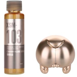 ordinarYone Peinture acrylique pré-mélangée à base d'eau métallique pour modélisme et flacon de peinture longue durée de 50 ml