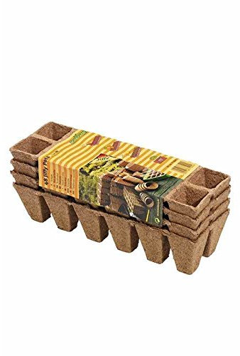 ROMBERG 71005 Anzuchttöpfe 5 cm quadratisch 36 Stück