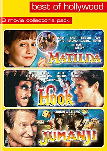 Jumanji / Hook / Matilda, 3 DVDs