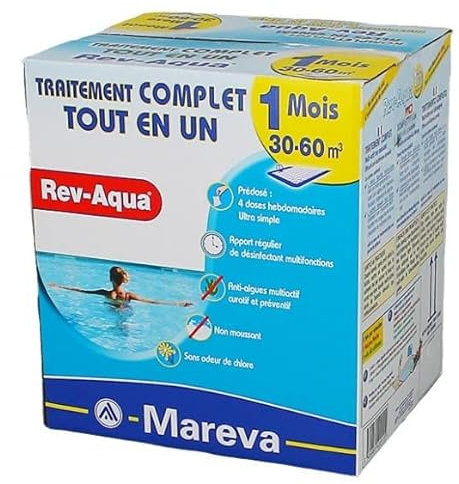 Mareva Traitement complet mensuel - Rev-Aqua 30-60 m3