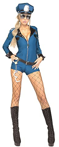 Rubie's Official Miss Demeanour Police Lady Costume, Adult Fancy Dress