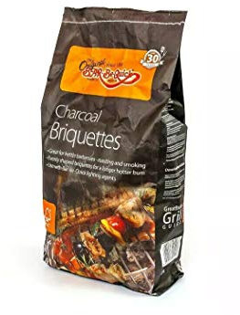 Holland Plastics 2 X Bar-Be-Quick 4.5kg Charcoal Briquettes- Long burning quality briquettes for a hotter burn.