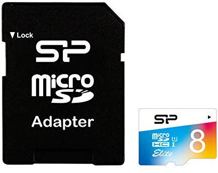 Silicon Power Carte mémoire Micro SDHC 8 Go – (Multi, 0–70 °C, -40–85 °C, Micro Secure Digital High-Capacity (microSDHC), SD, UHS-I)