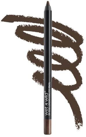 wet n wild Eyeliner Pencil On Edge Longwearing Matte Eye Liner, Long Lasting, Smudge Proof, Fade Resistant, Highly Pigmented, Creamy Smooth Soft Gliding, Dark Brown,Wooden You Know