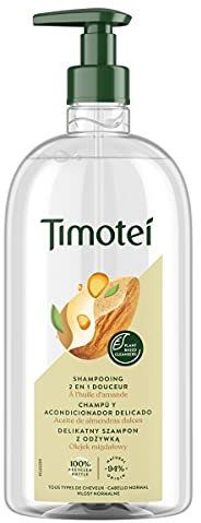 TIMOTEI 2-in-1-Shampoo und Conditioner für feines normales Haar, Dosierer, 750 ml