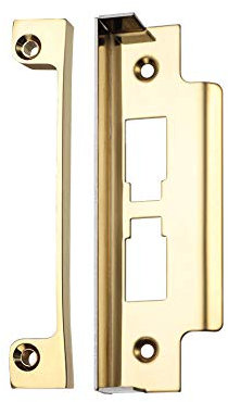 UK Lock Range Sash Lock Rebate Kit - Electro Brass