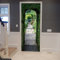Alwayspon Modern Art 3D Door Mural Sticker, Peel and Stick Removable Vinyl Door Decals for Home Decor, 30.3x78.7(77x200cm), 2 Pcs Set (Little Town)