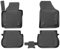 Walser XTR Gummi Fussmatten Auto für VW Caddy 2015-Heute, 100% passgenaue Auto Fußmatten, robuste Universal Fußmatte Auto, Gummimatten Auto, Auto Fussmatten Gummi, Auto Gummimatten