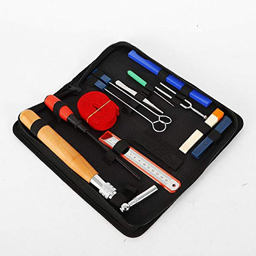 14tlg Tuning Werkzeug Set Stimmschlüssel Stimmhammer Zubehör Stimmen für Klavier