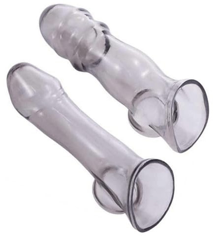 Manicotto Per Pene, Extender Riutilizzabile Manicotto Pene può aumentare l'erezione da inserire, dildo Guaina Pene per il ritardo sessuale, sex toy per coppie