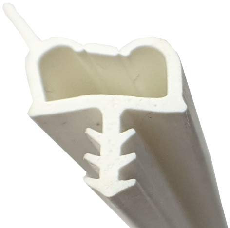 Holztürdichtung I 5m I Farbe Weiß ► Dichtung für Zimmertüren ► Dichtprofil ► Gummidichtung ► Ersatzdichtung ► Langlebig und wartungsfrei