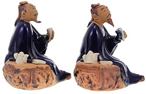 Cabilock 2pièces Décor Céramique Absorbant Eau pour Aquarium Et Bonsai Ornements De Jardin Miniature Accessoires Créatifs pour Terrarium Et Décoration De Plantes