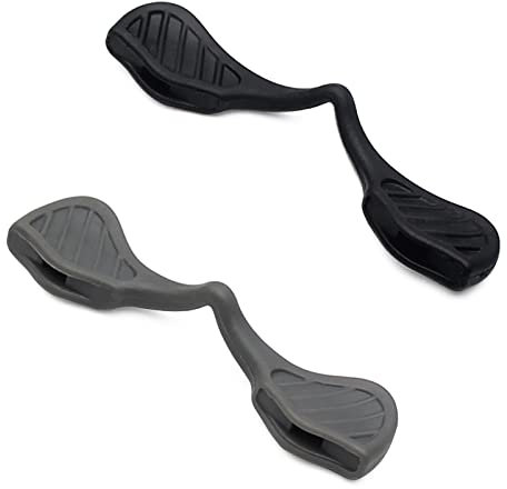 PapaViva Plaquette de nez de rechange pour lunettes de soleil Oakley Radar Path/RadarLock Path/Radar EV Path Series, Gris + noir., taille unique