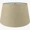 Wogati® Premium Lampenschirm E14/E27 Baumwolle | Verschiedene Größen & Farben | Beige/Größe: XL | Für Stehlampe, Hängelampe & Tischlampe