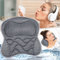 Frasheng Badewannenkissen mit Saugnäpfen,Badewannenkissen atmungsaktiver 4D Air Mesh,Badekissen für Entspannung von Nacken und Rücken,Ergonomisches Badewannenkissen Nacken,Spa Bath Pillow,Grau