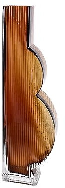 Goebel Vase Smoky Amber Accessoires aus Glas in der Farbe Braun, Größe: 10,5x5x34,5 cm, 23-122-83-1