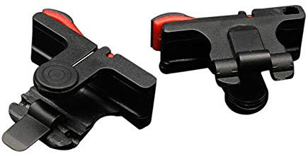 Mobile Gaming Fire L1R1 Controller Del Telefono Maniglia Pulsante per Trigger Accessori Gioco Auricolare Senza Fili, Nero , Taglia unica