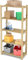Lenmar Serie B Holzregal, Kiefer, Holz, Hellbeige, 5 Böden, Bücherregal, Standregal, Wandregal, Regal mit 5 Böden, Büroregal, für Wohnzimmer, Küchenregal (B-24 170 x 80 x 40 cm, 5 Böden)