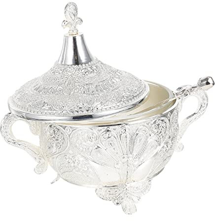 Cabilock Pot À Épices Compact En Alliage De Zinc Boîte Dassaisonnement Ouverture Facile Du Couvercle À Une Main