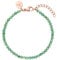 Purelei® Aventurine Armband (Rosegold) – Elegantes, verspieltes Damen Armband – Edelstahl – Verstellbare Länge 16-19 cm – Hawaiianisch inspiriert & wasserfest