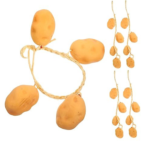 Ciieeo Guirlandes De Pommes De Terre Suspendues Réalistes Ornements De Légumes Décorations Murales De Ferme pour Cuisine Et Restaurant