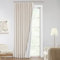 Vision Home Verdunkelungsvorhänge aus Leinen-Mischgewebe, 304,8 cm, für Wohnzimmer, Schlafzimmer, wärmeisoliert, Plissee-Vorhänge mit Haken, 152,4 cm B x 308 cm L x 2,5 cm