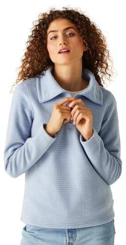 Regatta Womens Solenne Half Zip Fleece, Hydrangea, 22 UK