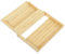Gogogmee Box Business Card Case Cards Container Index Card Holder Empty Poker Cards Case Wood Case Poker Packaging Cases Card Holders for Men Flash Cards Nameplate Man Bamboo