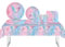 69PCS Mermaid Birthday Party Supplies Mermaid Tableware Set Mermaid Birthday Party Decorations Set Include Plates,Cups Napkins,Mermaid Tablecloth for Girls Baby Shower Ocean Party Supplies(16 Guests)