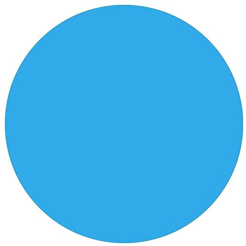Kavolet Bâche solaire de piscine ronde - Bâche de piscine en polyéthylène - Film solaire - Tapis solaire pour piscine - 527 cm - Bleu