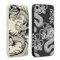 Pnakqil 2 Stück Handyhülle für iPhone 7/8 / SE 2020 /SE 2022 4,7 Hülle, Drachen Tiere Bemaltes Muster Case Silikon Weiche für Teenager Modische TPU Dünn Stoßfeste Kameratasche Tasche Schutzhülle