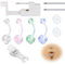 NIUSIMAN Körperpiercing Kit für Ohr Nase Lippe Augenbraue Bauchnabel Nippel Edelstahl Piercing Nadeln Werkzeuge Sicherheit schmerzfrei Einweg-Piercing Pistole Piercing Nadeln Klemmen