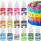 Lebensmittelfarbe Gel - 14 Farben Kuchen Lebensmittelfarben Hochkonzentriertes, Food Coloring, Lebensmittel Farbe für Backen, Macaron, Kuchen, Fondant, Zuckerguss, Donuts, Kekse - 6ml