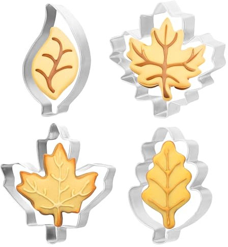 4 Stück Ausstechformen Herbst Ausstechformen Gemüse Ausstecher Herbst Blätter Ausstechformen Plätzchen Ausstecher Fondant Erntedankfest Keksausstecher Diy Plätzchenausstecher Für Keks Fondant Backen
