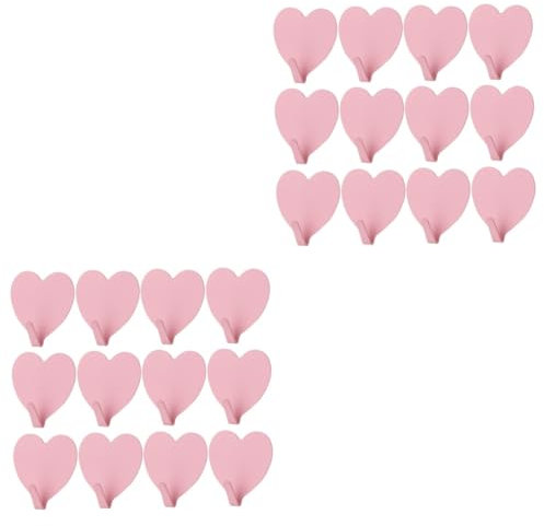 WHAMVOX 2 Sets Starker Halt Selbstklebende Kleiderbügel Aus Eisen Zur Wandmontage für Küche Schlafzimmer Badezimmer 12 Stück