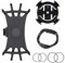 Fahrrad Halterung für Garmin Handy Fahrradhalterung Lenker Silikon Handyhalterung für iPhone 16 15 14 13 12 11 Pro/Samsung S24 S23 S22 S21 / Garmin Edge Explore 2 540 530 510 130 840 830 1030 1040