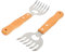 Happyyami Grill-klauen Edelstahl Fleischkrallen BBQ Zerkleinerungswerkzeug Pulled Pork Krallen Fleischhandler Gabeln Für Grill Und Küche Ideal Zum Zerkleinern Und Servieren Von Fleisch