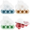 Zosenyer Pot Conservation Bébé en Silicone, 4 Pots Avec Couvercle Pour Diversification Alimentaire Bébé, Conservation Lait Maternel, Petit Pot Conservation Bébé, Sans BPA, Lavable Au Lave-Vaisselle