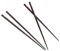 HEALLILY 2 pares de palillos de madera de cerezo de estilo japonés, antideslizantes, reutilizables, utensilios de cocina de madera natural para comidas familiares y viajes, diseño elegante