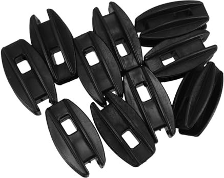HOMSFOU 10-Pack Electric Fence Insulators for Farm Fencing Waterproof Animal Fencing Accessories Sturdy Insulators for Electric Fence Posts