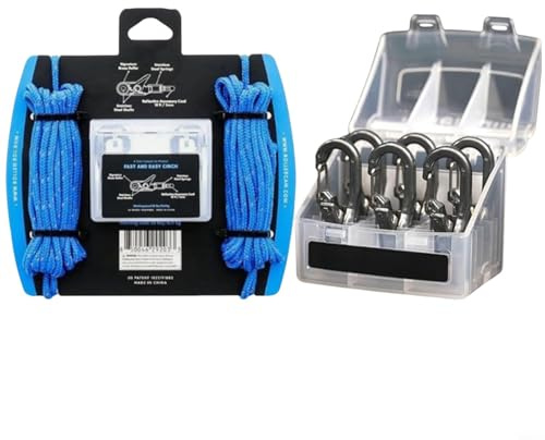 TONIXY Rope Tightening Tool Tensioner With Rollercam Technology With Stainless Steel Springs For Camping, Boating And Hiking