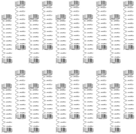 FUNOMOCYA 20 Stk Edelstahl Druckfedern Für Kugelschreiber Stahldruckfedern | Mit PräZiser RüCkstellfunktion Ersatzfedern FüR Gelschreiber NachfüLlungen FüR BüRo Schule Und Schreibwaren