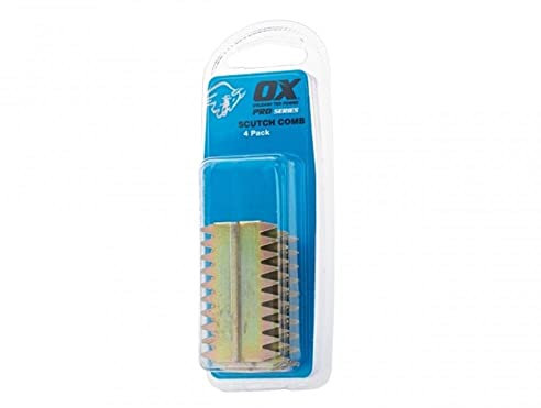OX Pro 50mm Scutch Combs - 4 Pack