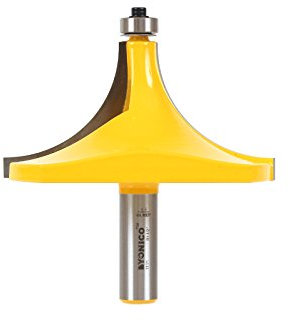 Yonico 13171 - Round Over Edge Forming Router Bit, Radius: 1-1/2 - 1/2 Shank