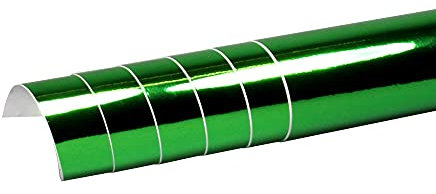 TipTopCarbon 16,45€/m² Chrom Autofolie Grün 1m x 1,52m Auto Folie mit Luftkanälen 3D Flex