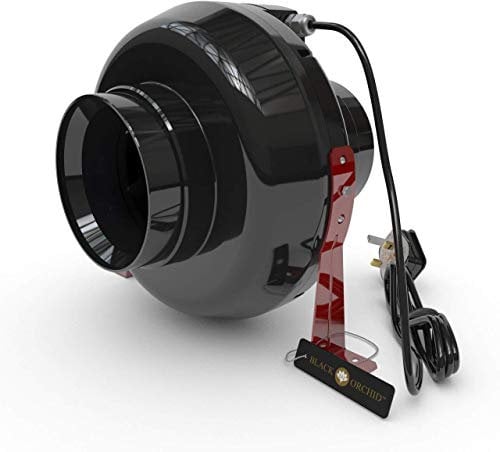 6” Extractor Fan Grow Room Tent Hydroponic Black Orchid Inline Centrifugal 150mm (6 (150mm) Dia)