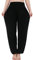 MEISHINE® Damen Modal Elastisch Haremshose Pluderhose Pumphose Ideal für Sport Yoga Tanz Jogging Dance (Size L, Schwarz)